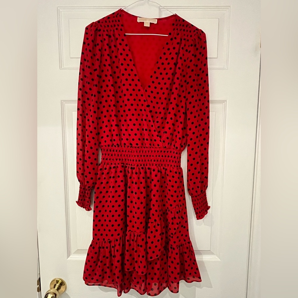 Michael Kors Faux Wrap Dress